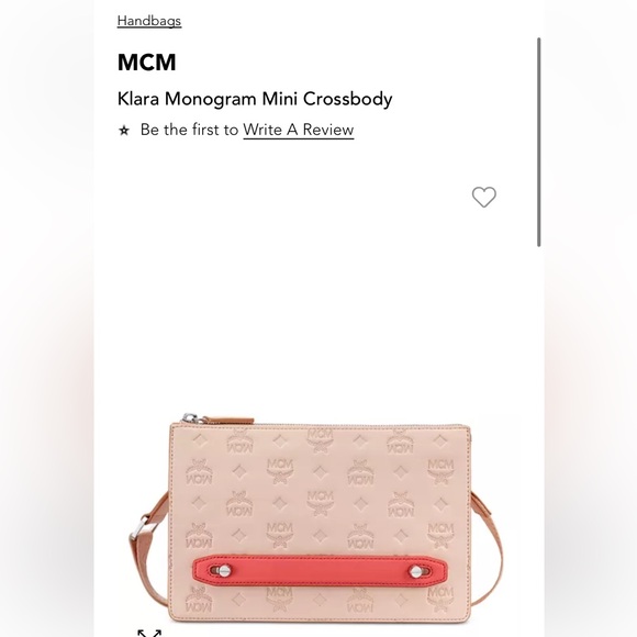 MCM Klara Monogram Mini Crossbody - Picture 1 of 9